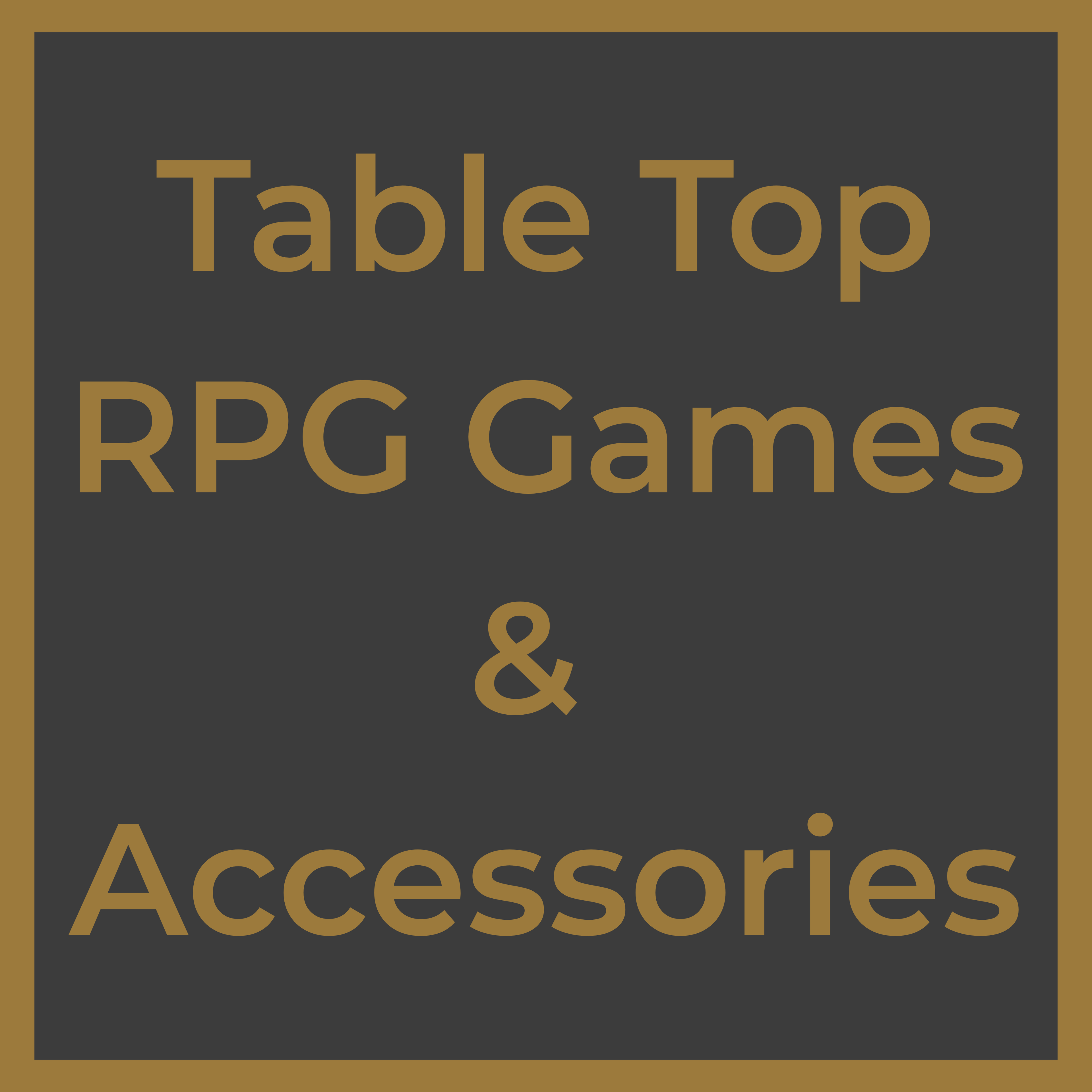 Table Top RPG Games & Accessories