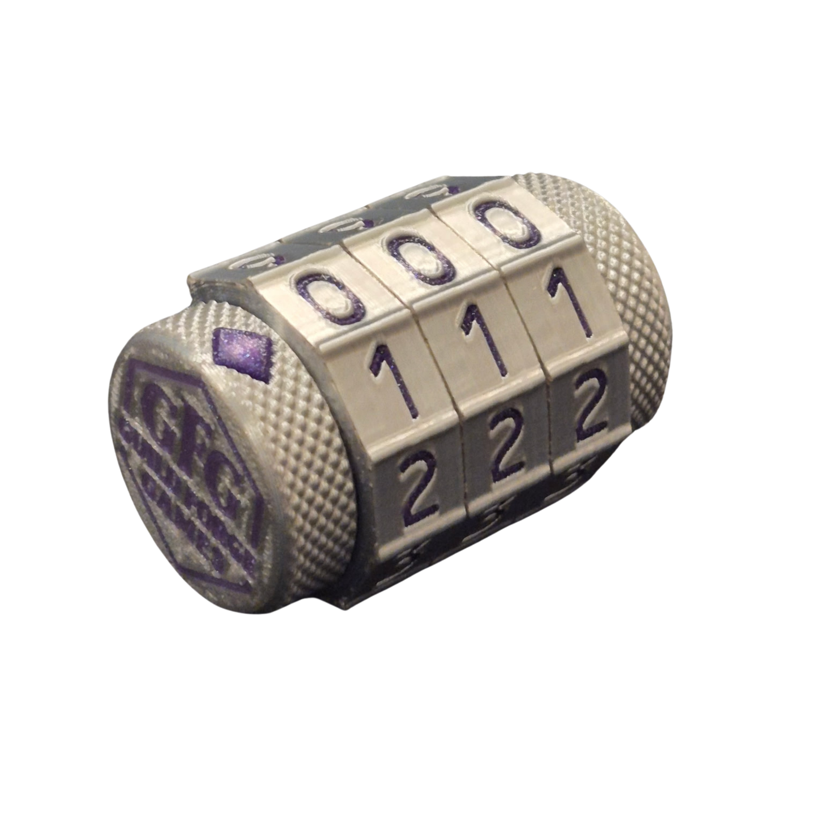 GFG Life Counter Silver/purple numbers