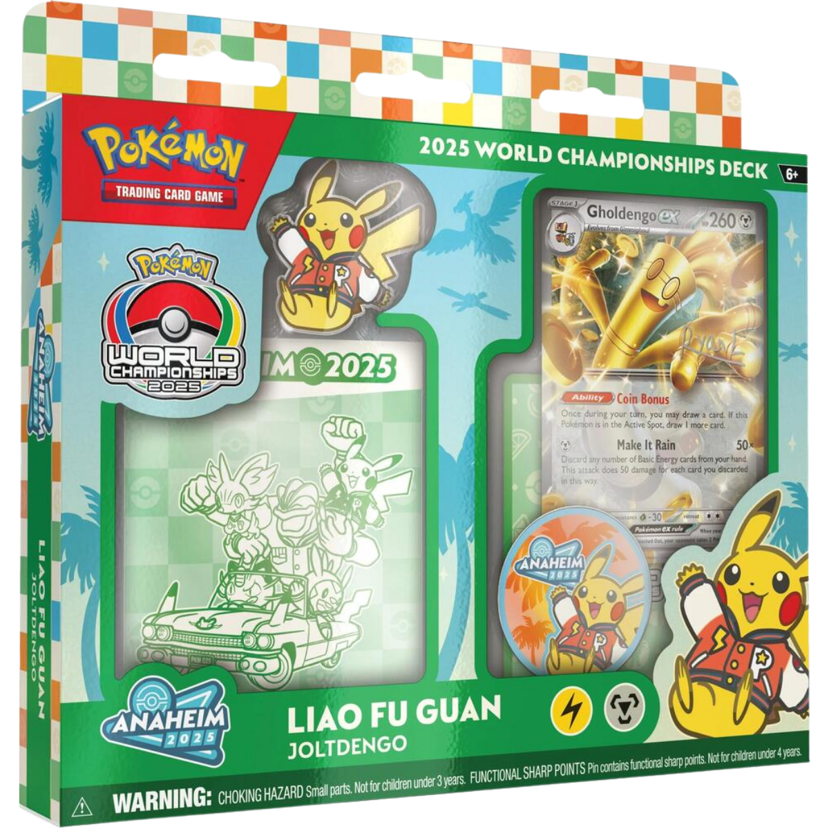 Pokemon 2025 WC Deck Liao fu Guan (Joltdengo)