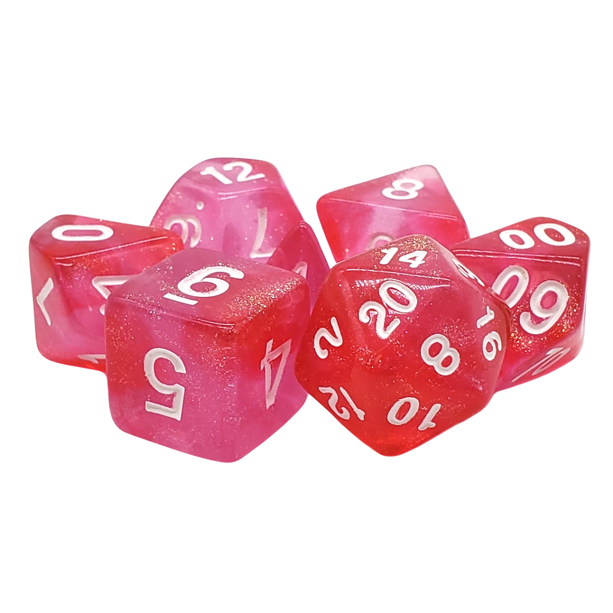 Old School Dice 7-Piece Galaxy Set