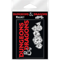 Dnd Logo and Dice Carded Magnet