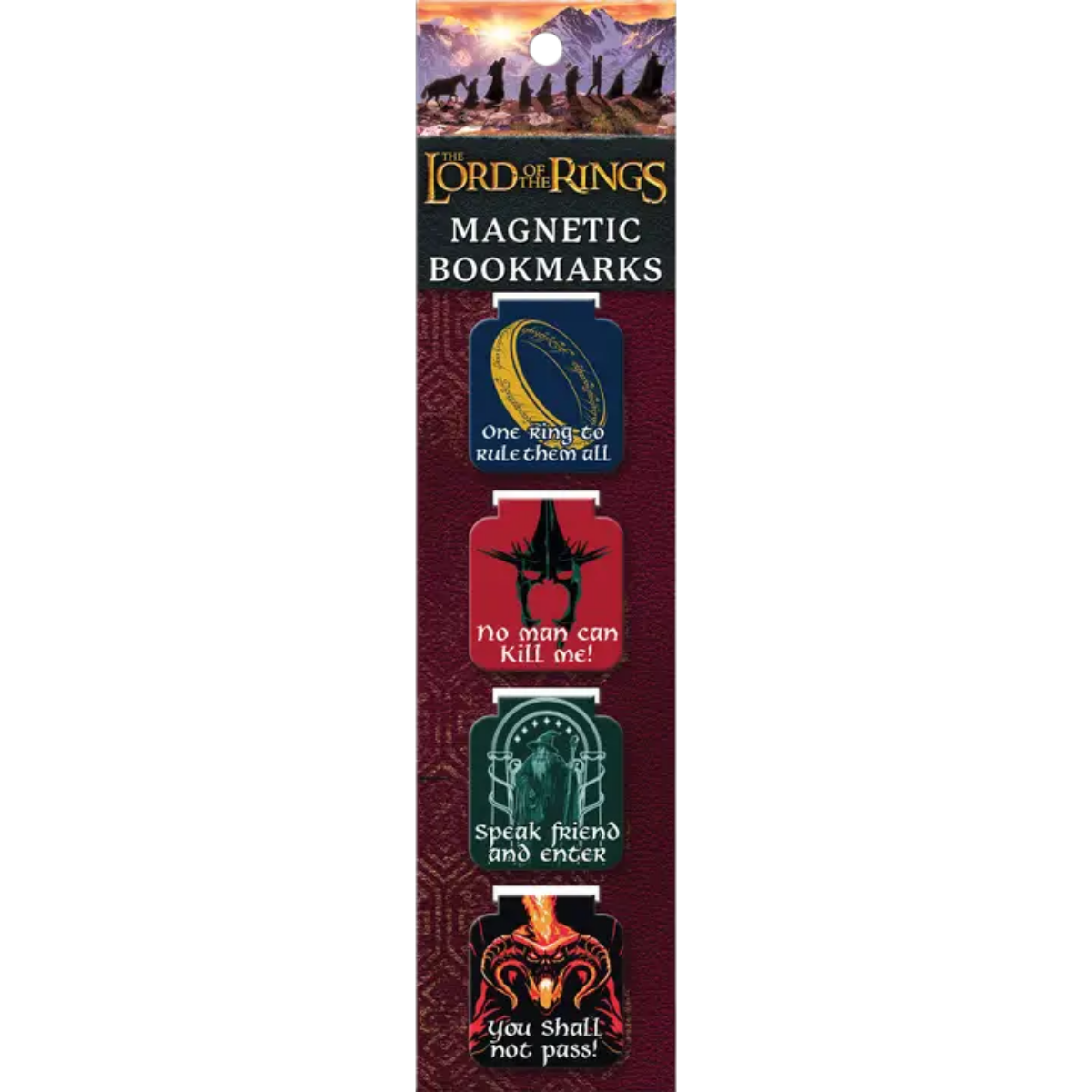 Lord of the Rings Magnetic Bookmark Set
