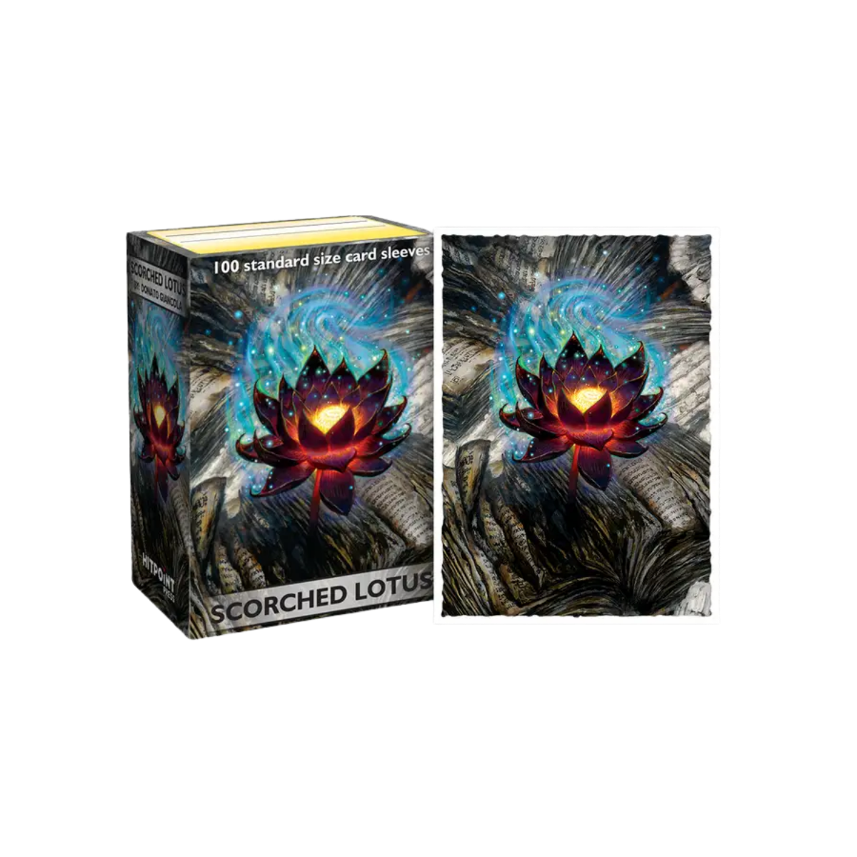 Dragon Shield Matte Sleeves - Scorched Lotus