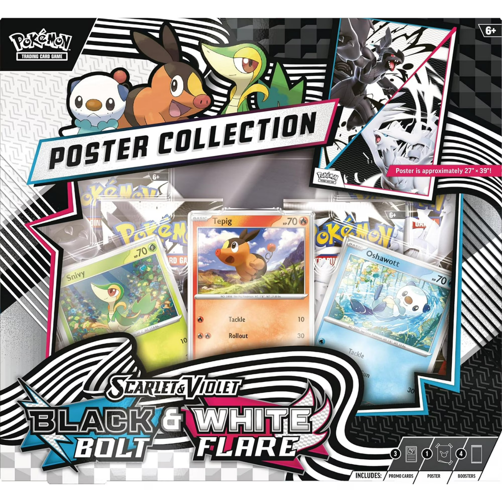Scarlet & Violet: Black Bolt and White Flare: Poster Collection