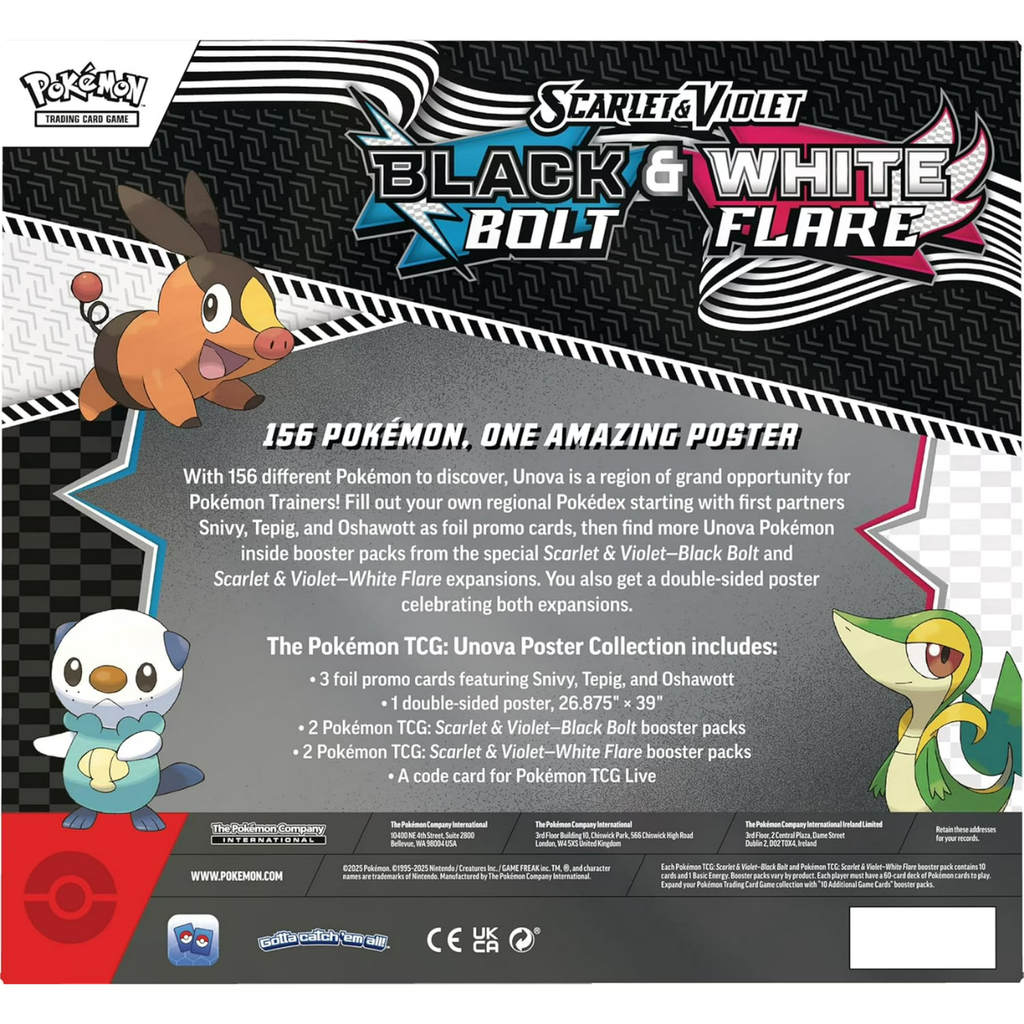 Scarlet & Violet: Black Bolt and White Flare: Poster Collection