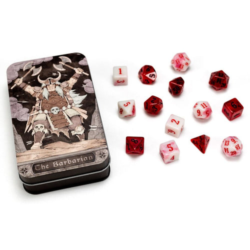 Barbarian Class Dice Set –  (13 Dice)