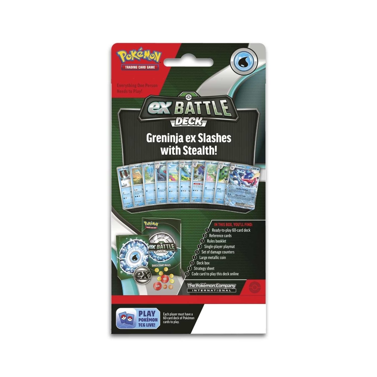 PKM: Greninja EX: Pokémon Battle Deck