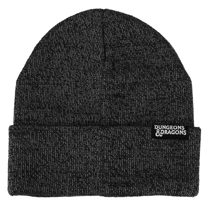 GN: D&D: Ampersand Logo Beanie – Dark Charcoal Acrylic Knit