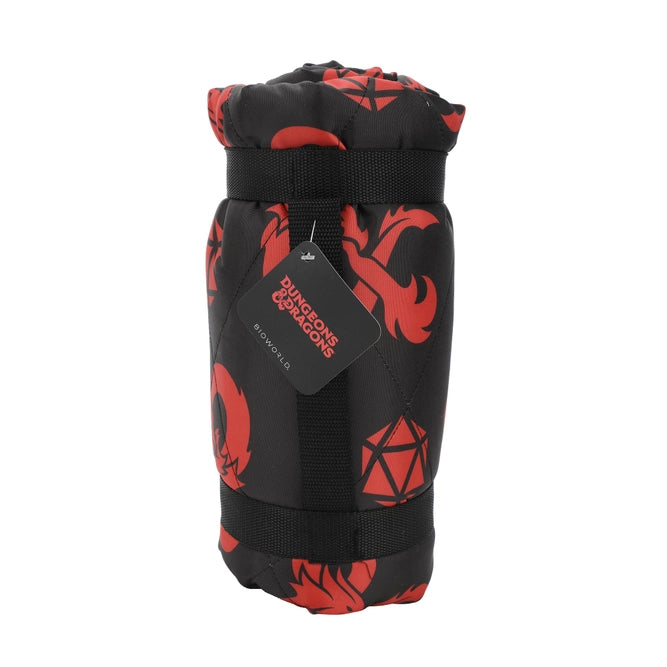 GN: D&D: Ampersand Logo AOP Black Waterproof Quilted Camping Blanket