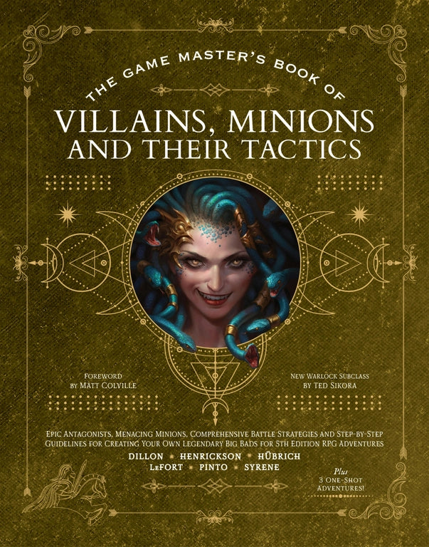 Game Master's Book Of Villains & Tactics For 5th Edition RPG
