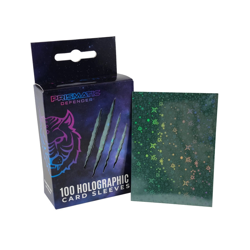 Holographic Card Sleeves – Standard (Dark Green, Starfield) Titania