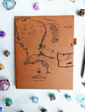 GA: Map of Middle Earth – Vegan Leather Journal