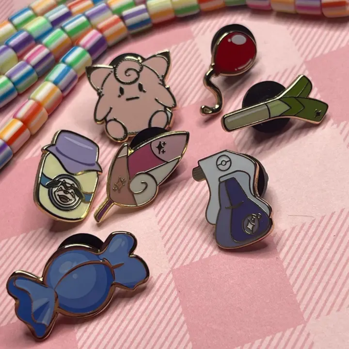 Pokemon Item Mini Enamel Pins