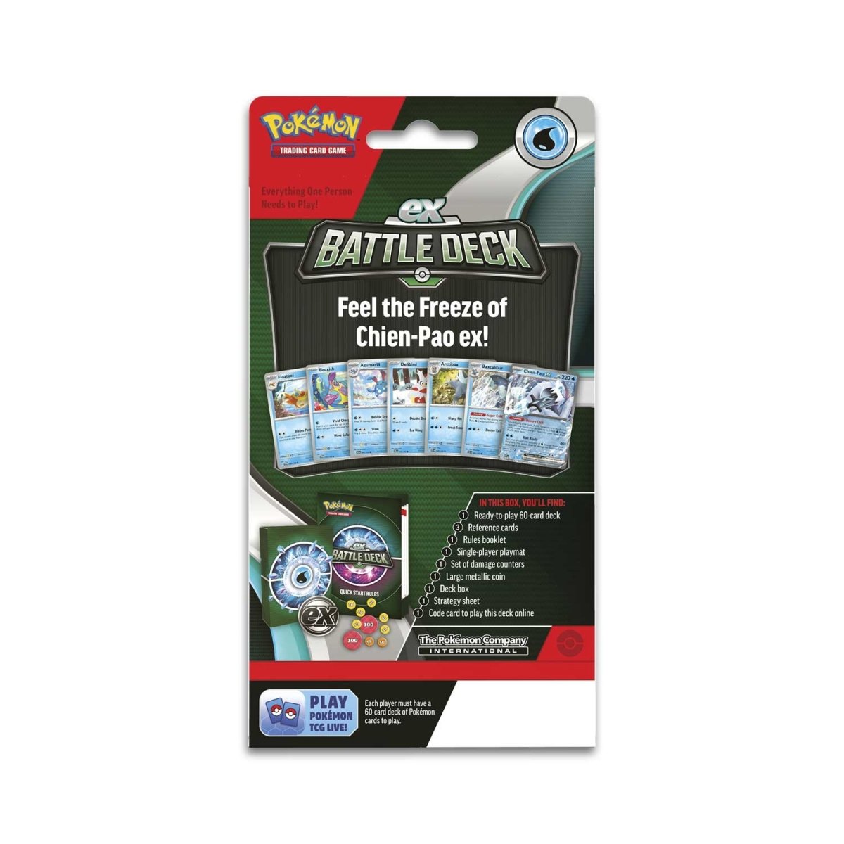 PKM: Chien-Pao EX: Pokémon Battle Deck