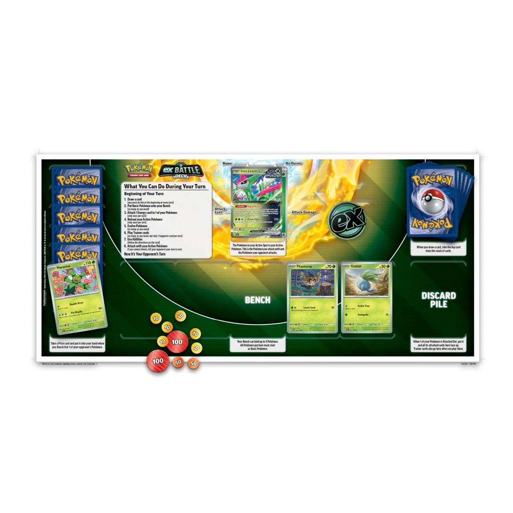 PKM: Iron Leaves EX: Pokémon Battle Deck