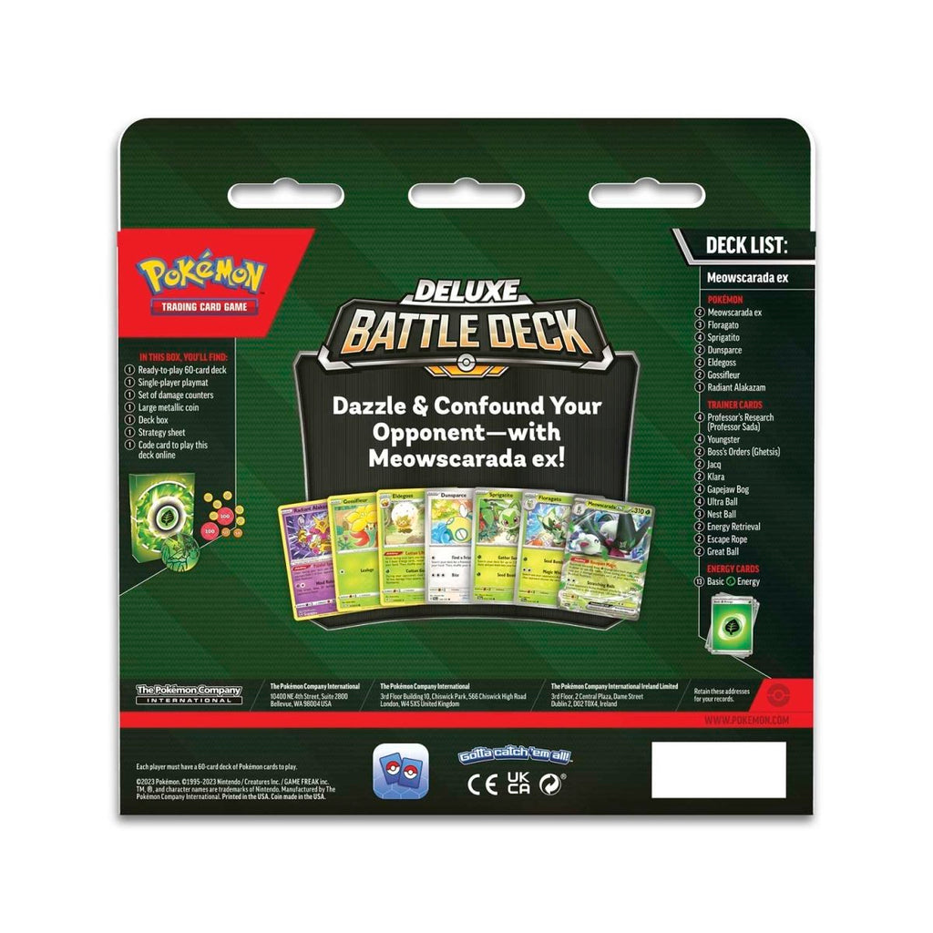 PKM: Meowscarada EX: Pokémon Deluxe Battle Deck