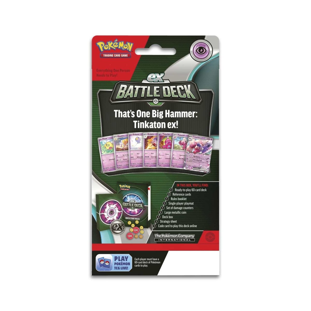 PKM: Tinkaton EX: Pokémon Battle Deck