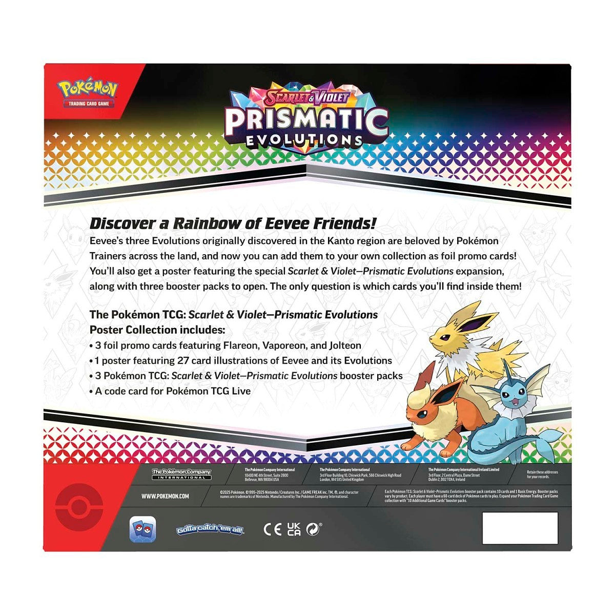 PKM: Prismatic Evolutions: Poster Collection