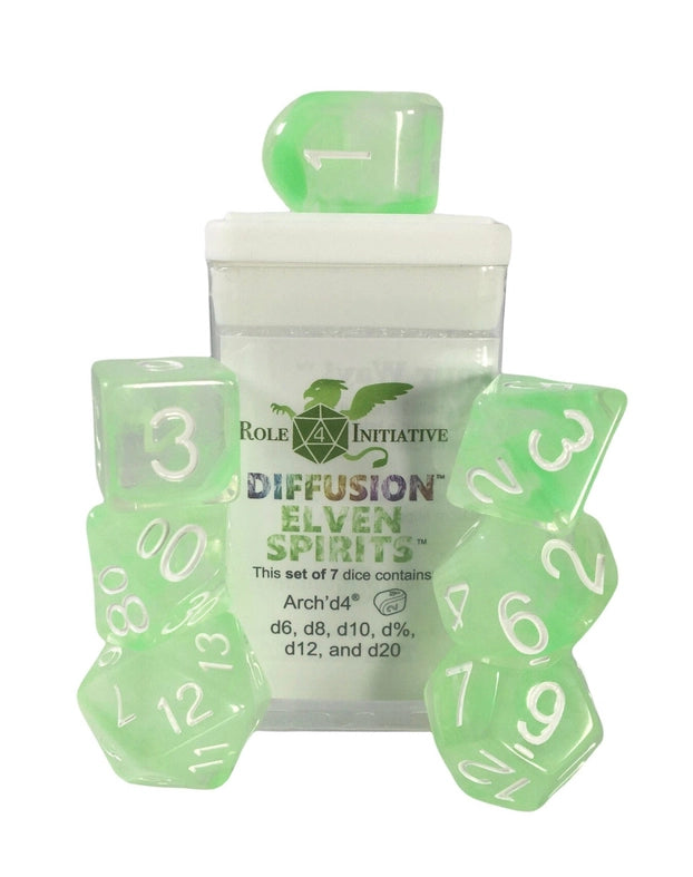 Elven Spirits Dice Set (7 Dice)